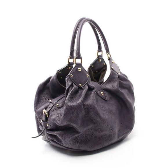 Louis Vuitton Mahina Monogram Ulsan Shoulder Bag Leather Dark Purple - Picture 1 of 6